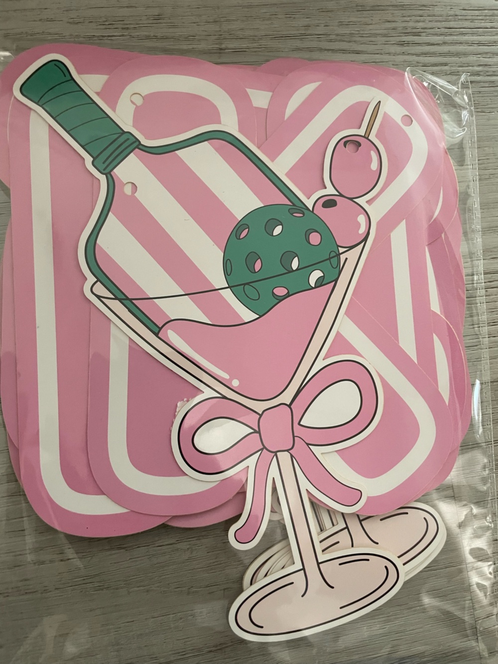 Pickleball party banner